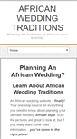 Mobile Screenshot of africanweddingtraditions.com